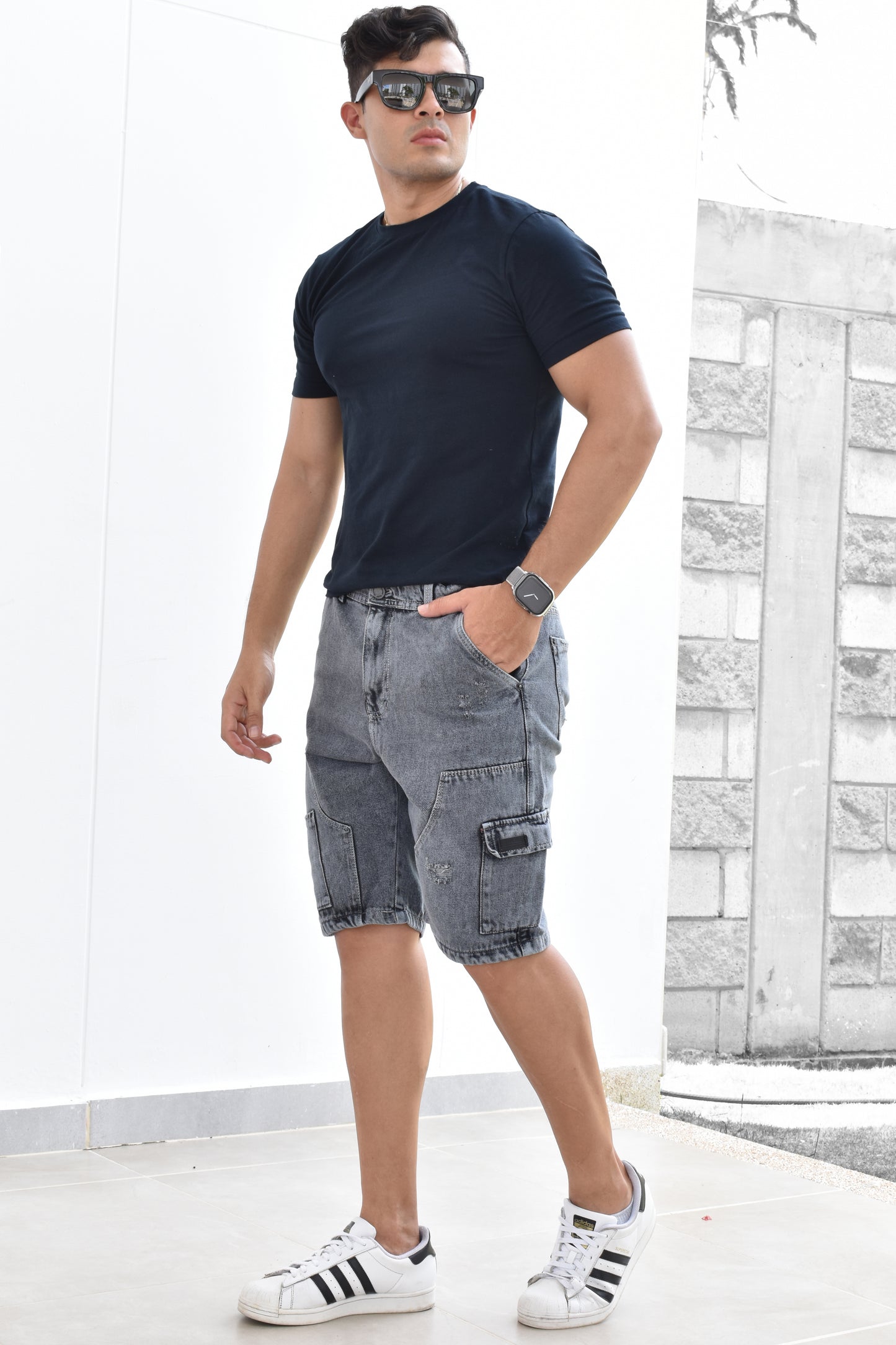 BERMUDA MEN BURDAN REF: BD-256504- ENVIO GRATIS