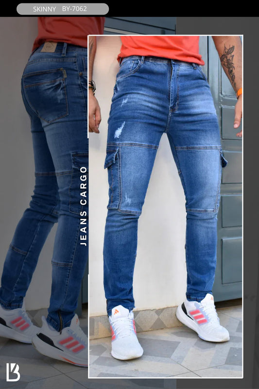 JEANS CARGO MEN BIYOU REF. BY-7062