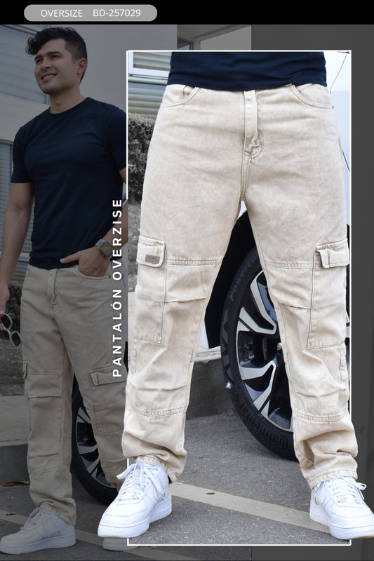PANTALON OVERSIZE CARGO BURDAN MEN REF: BD-257029