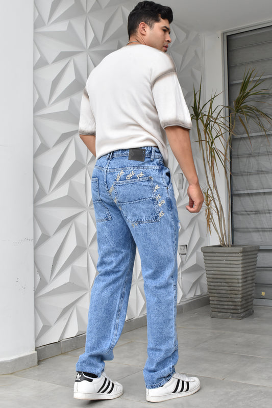 JEANS OVERSIZE CARGO BURDAN MEN REF: BD-257016