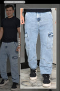 JEANS OVERSIZE CARGO HURDAN MEN REF HD267003