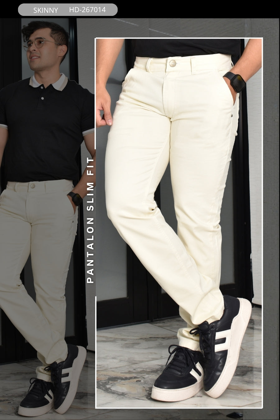 PANTALON SLIM FIT HURDAN MEN REF: HD267014