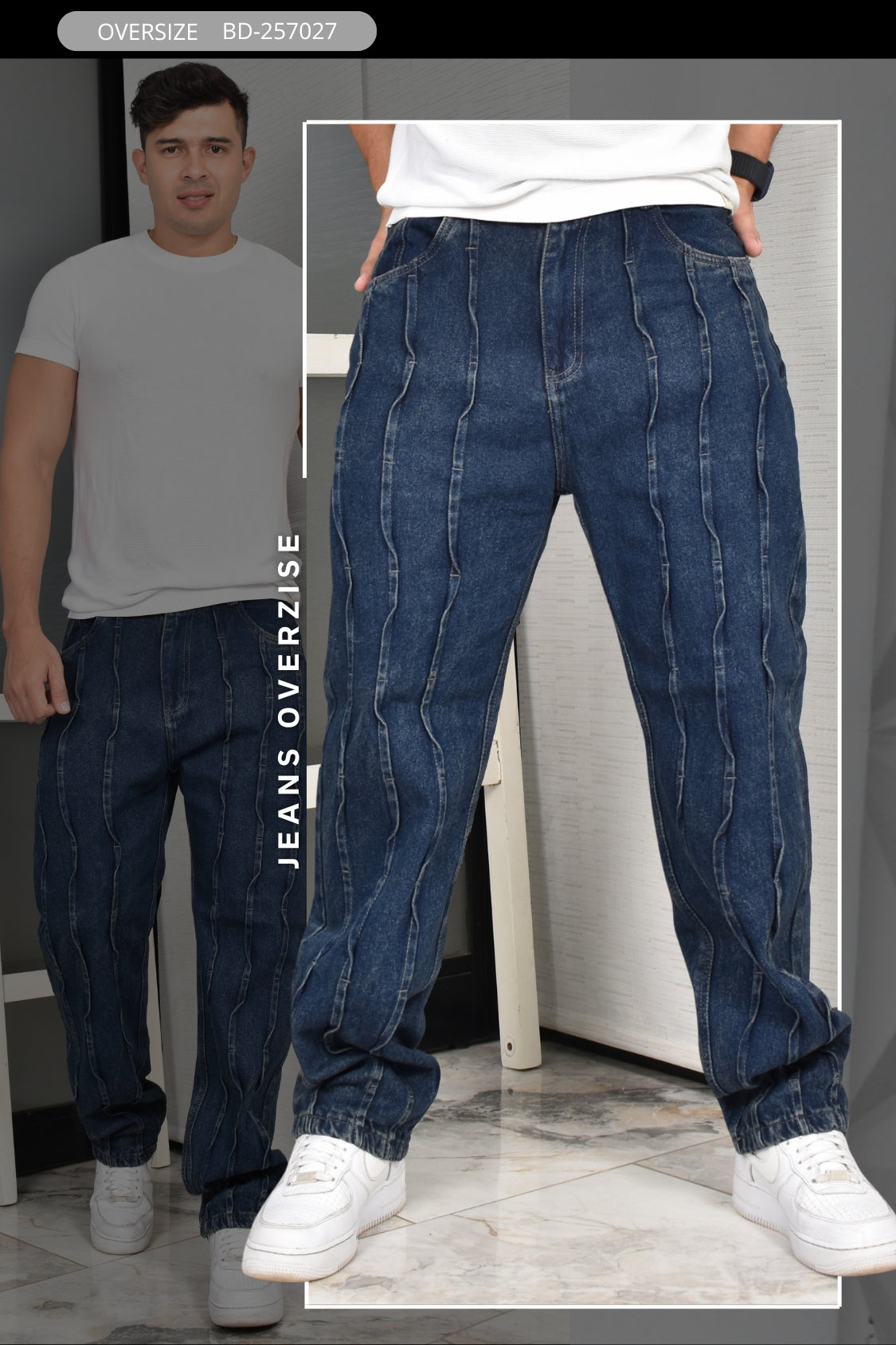 JEANS OVERSIZE BURDAN MEN REF: BD-257027