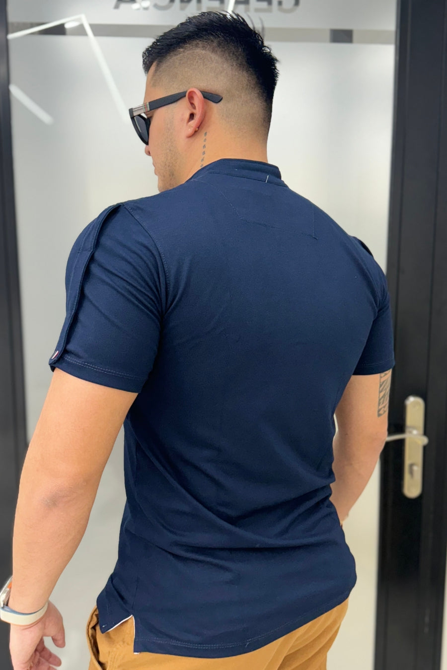 POLO MEN SLIM AZUL BIYOU REF: BY-P26