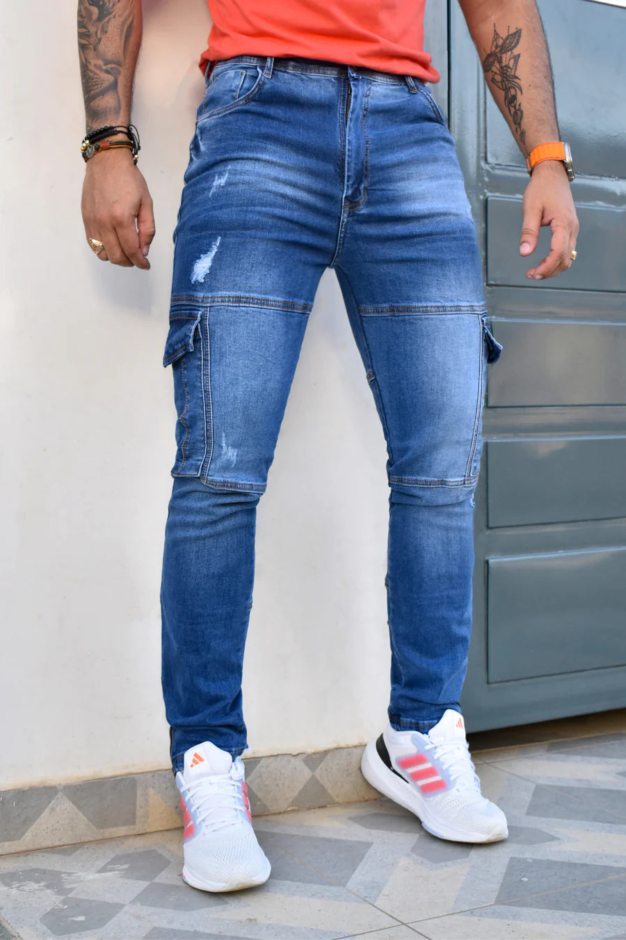 JEANS CARGO MEN BIYOU REF. BY-7062