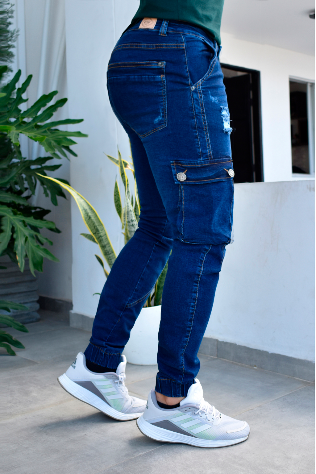 JEANS JOGGER CARGO MEN BIYOU REF. BY-7050