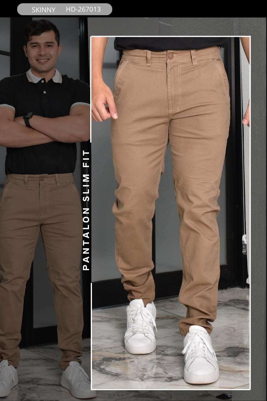 PANTALON SLIM FIT HURDAN MEN REF: HD267013