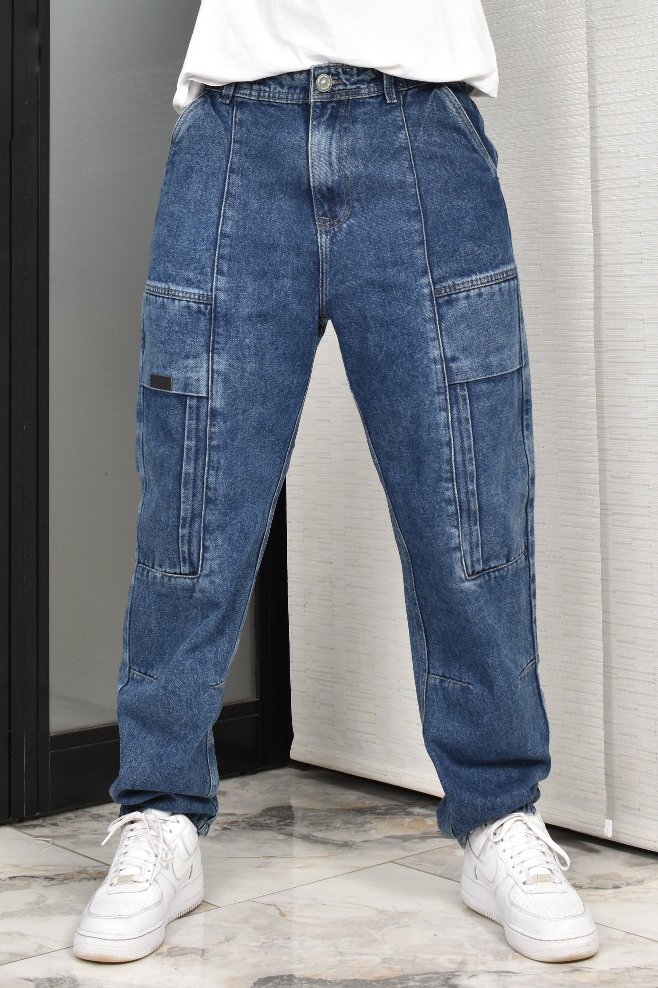 JEANS OVERSIZE CARGO BURDAN MEN REF: BD-257021