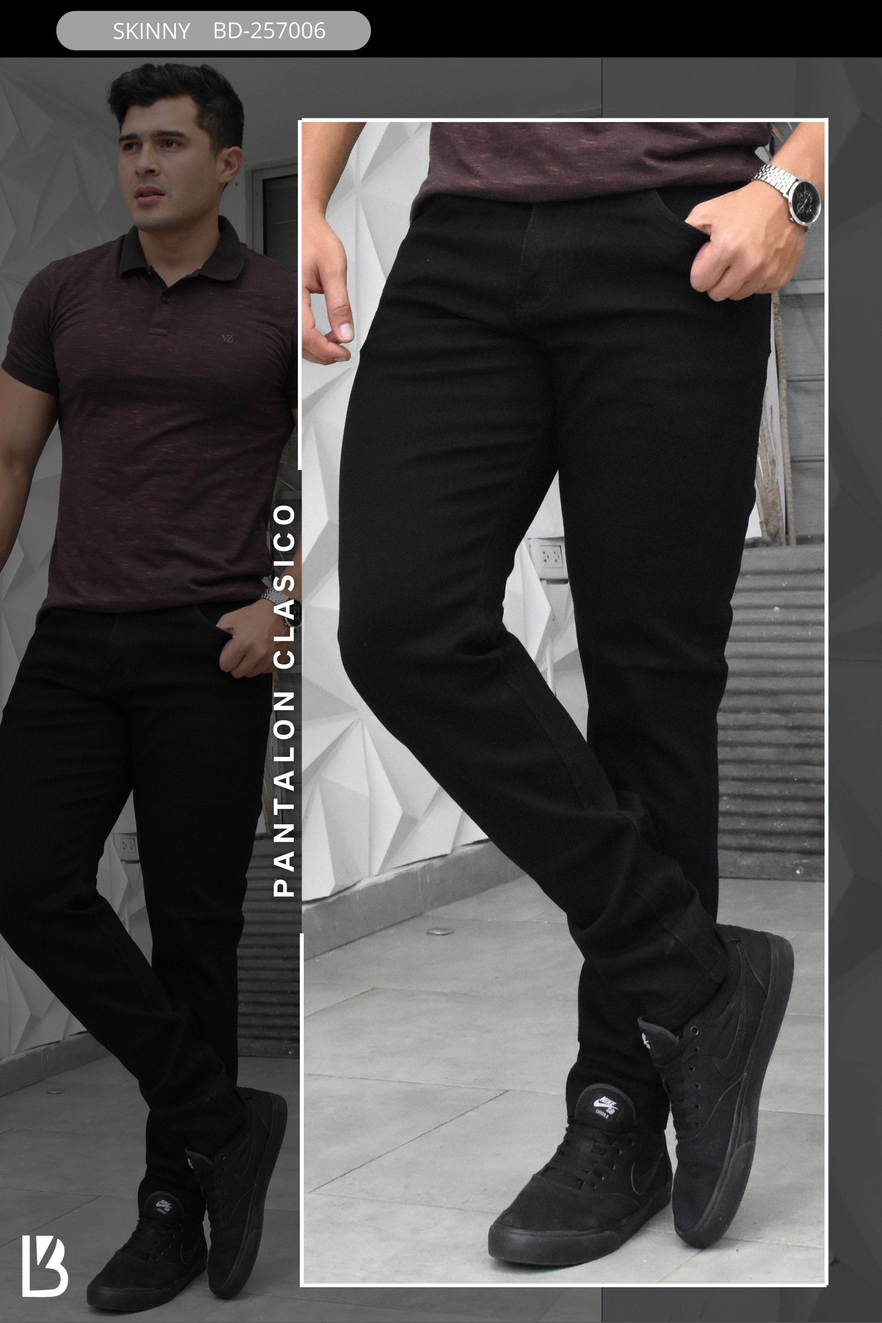 PANTALON CLASICO BURDAN MEN REF: BD-257006