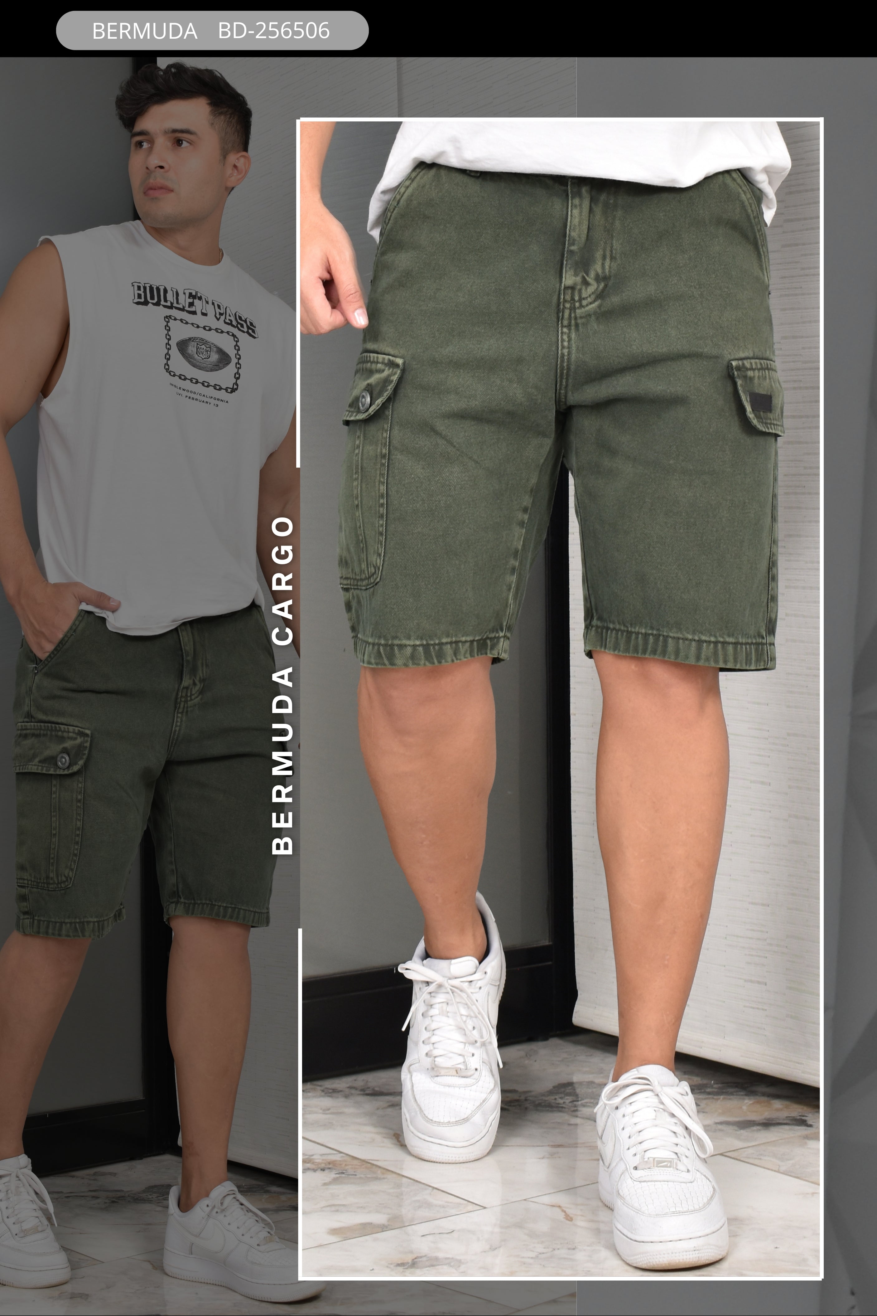 BERMUDA MEN BURDAN REF: BD-256506