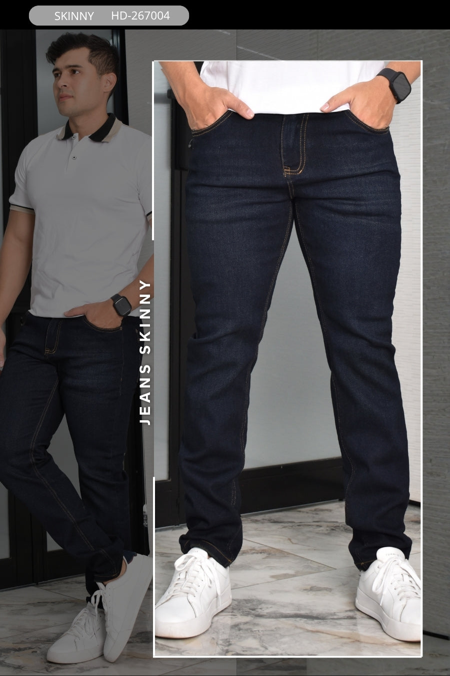 JEANS CLASICO MEN HURDAN REF. BD-HD267004