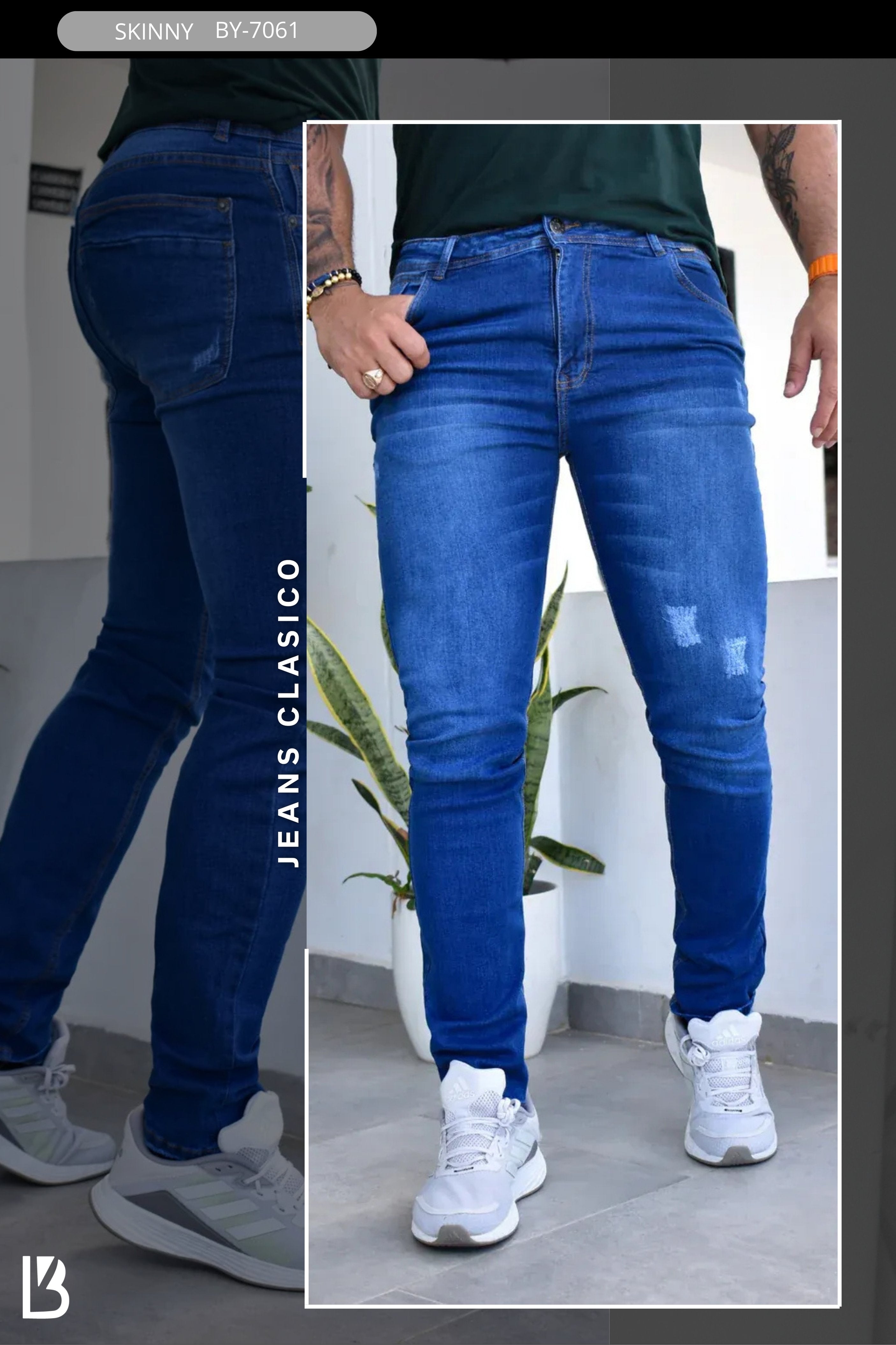 JEANS CLASICO MEN BIYOU REF. BY-7061