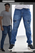JEANS CARGO MEN BOTA RECTA BIYOU REF. BD-257040