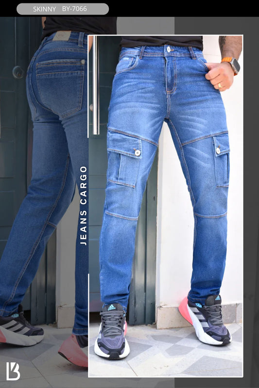 JEANS CARGO MEN BIYOU REF. BY-7066
