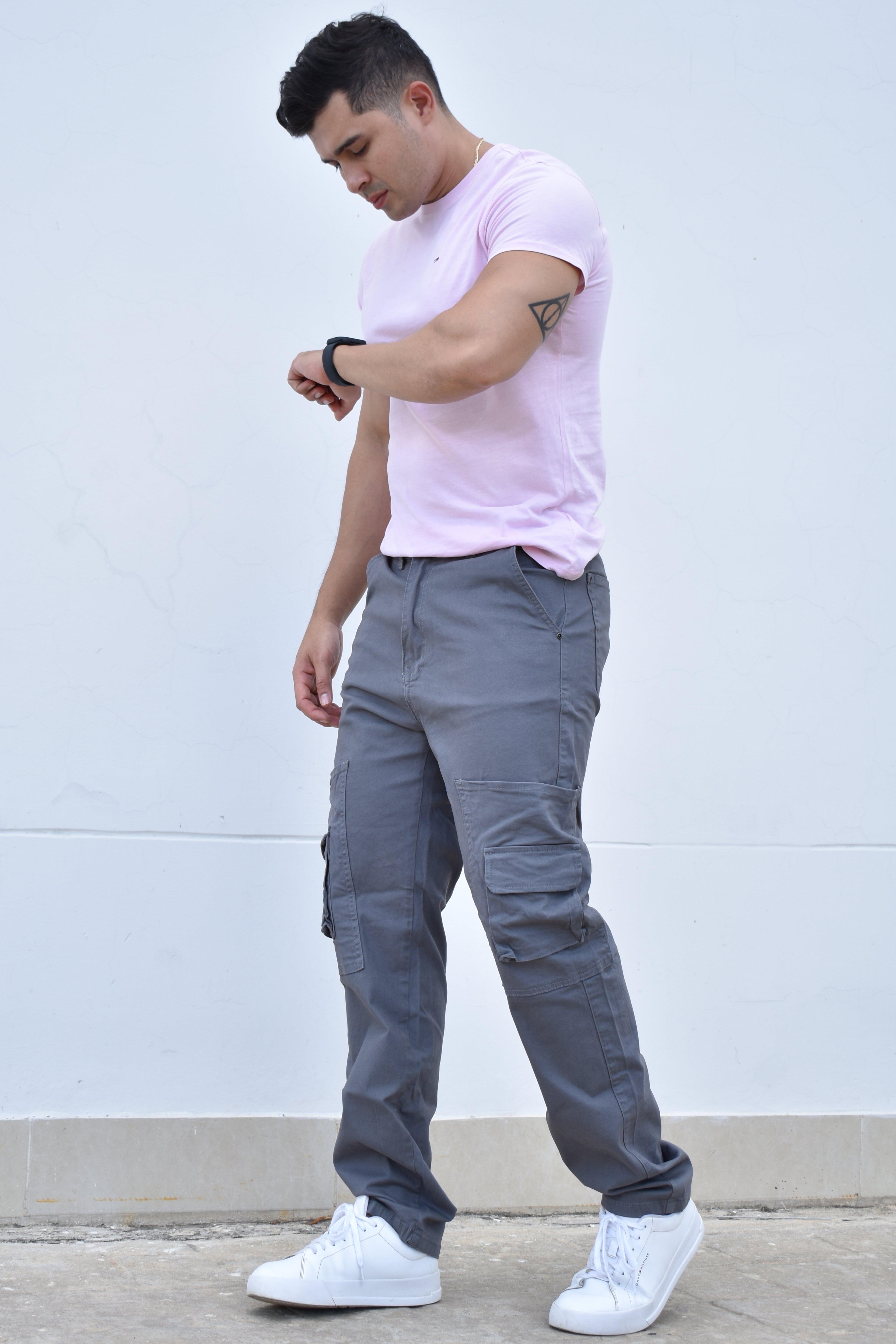 PANTALON RELAXED CARGO HURDAN REF. HD267006