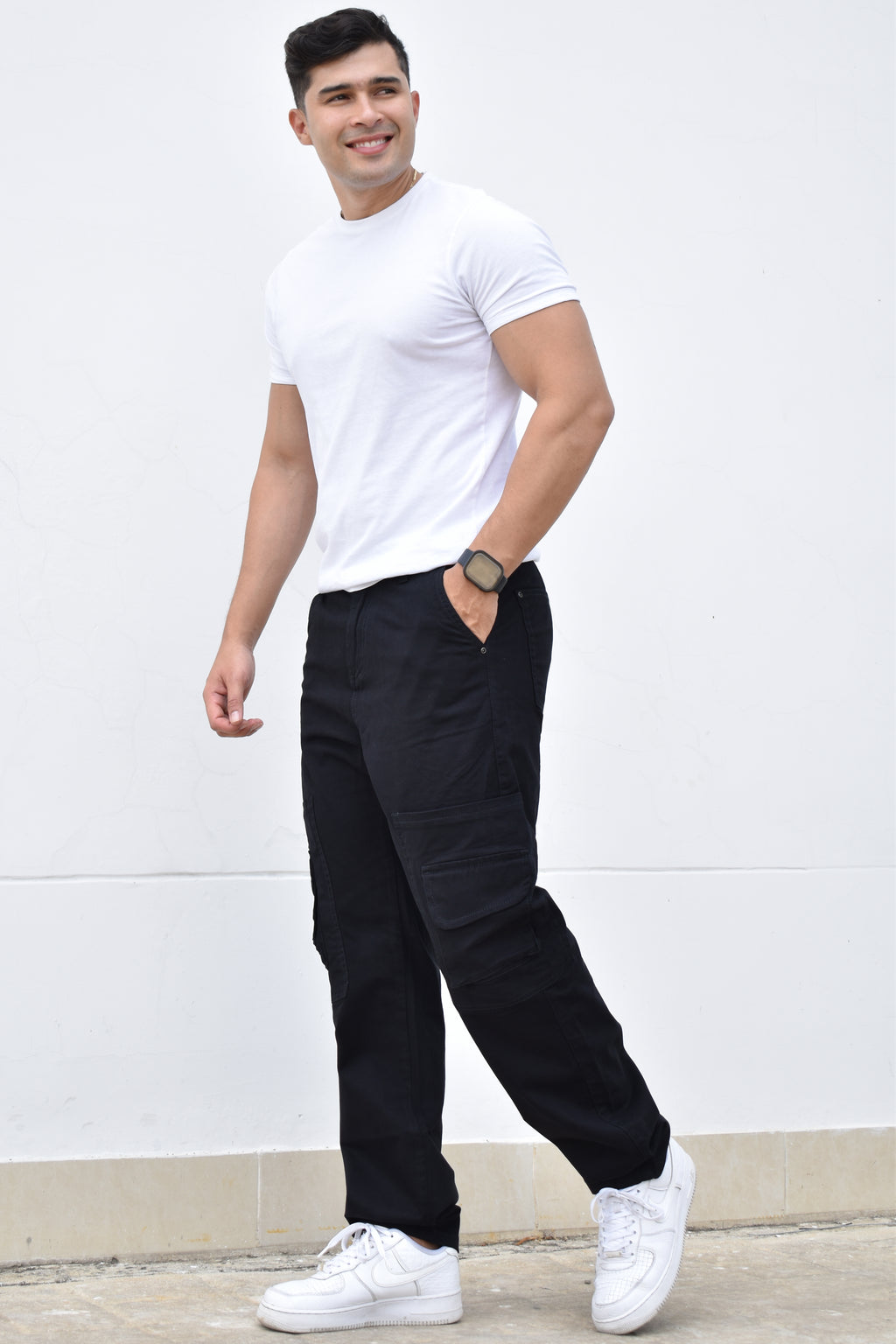 PANTALON RELAXED CARGO HURDAN REF. HD267009