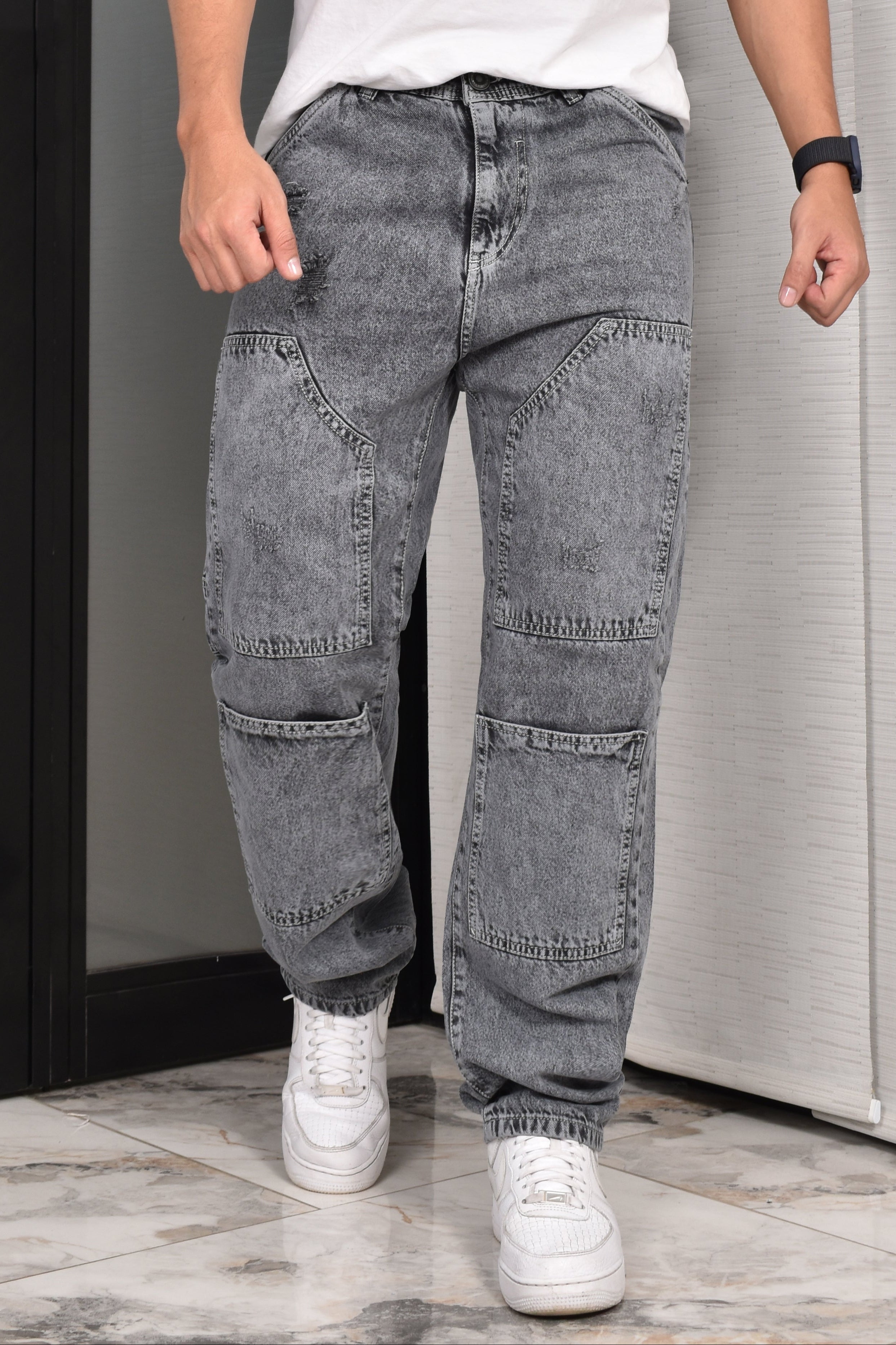 JEANS OVERSIZE CARGO BURDAN MEN REF: BD-257012