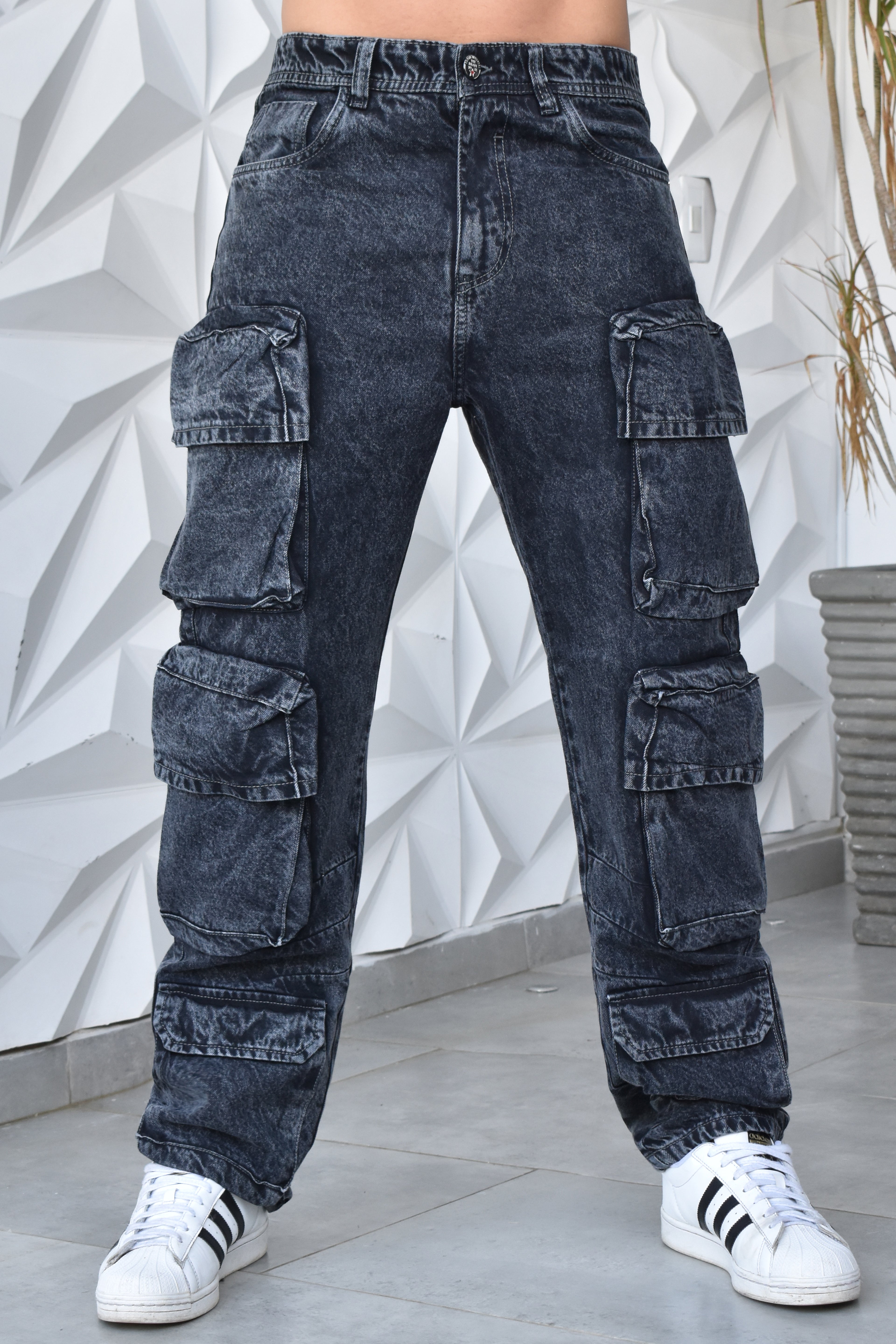JEANS OVERSIZE CARGO BURDAN MEN REF: BD-257013