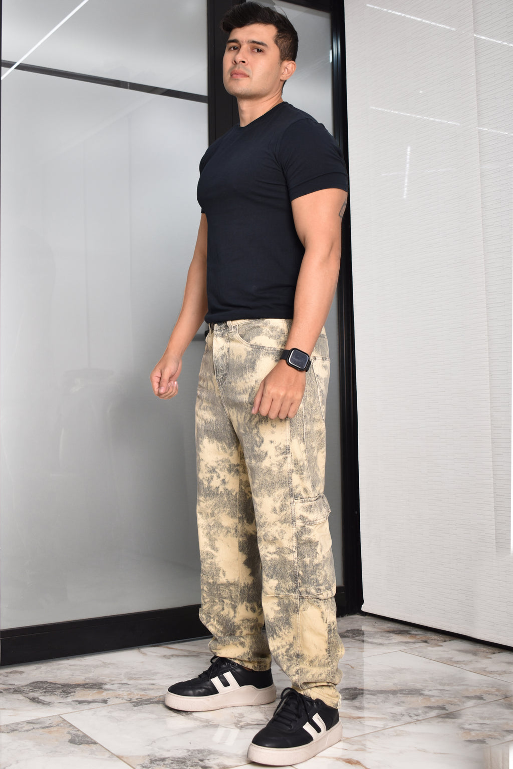 JEANS OVERSIZE CARGO HURDAN MEN REF HD267005