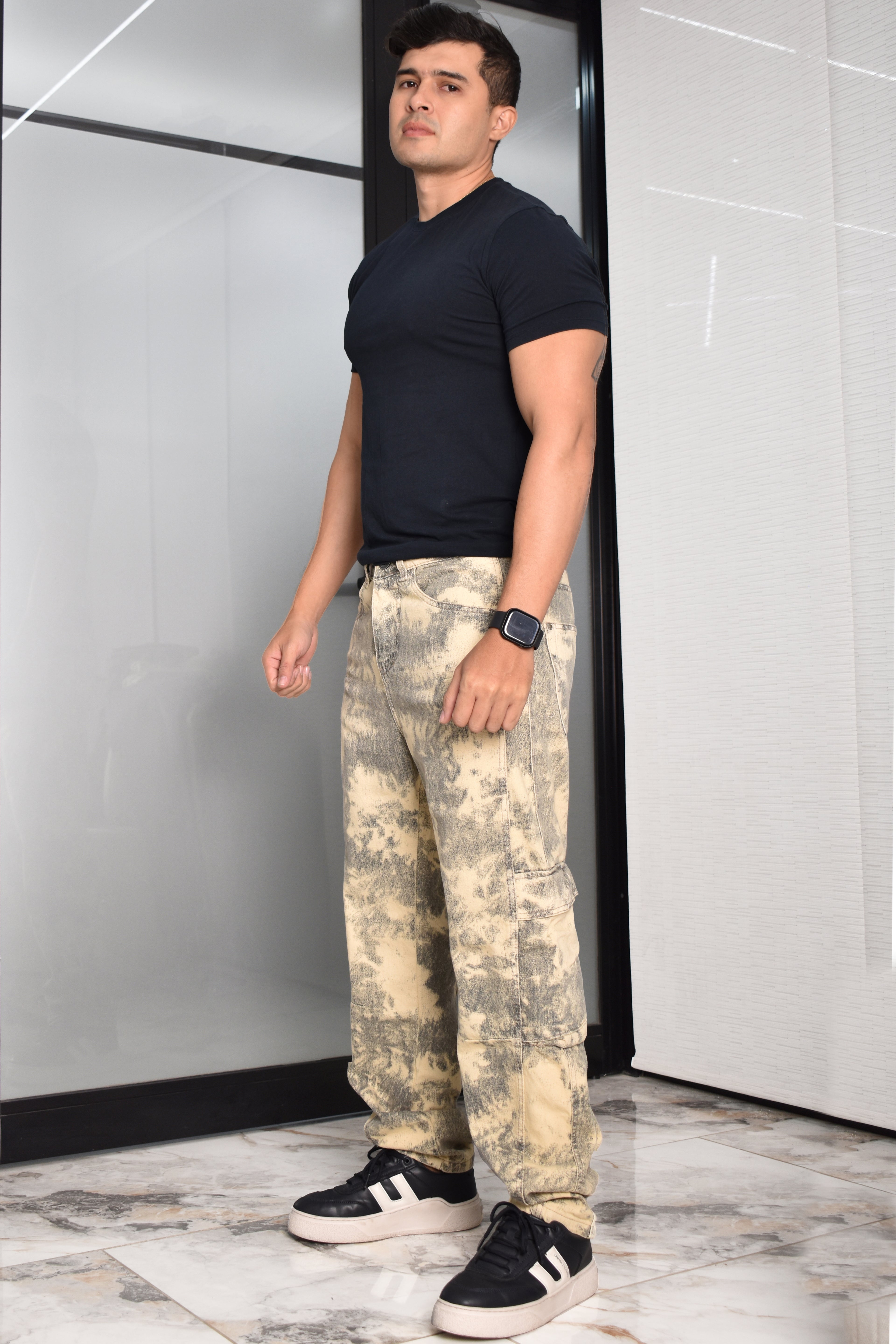 JEANS OVERSIZE CARGO HURDAN MEN REF HD267005