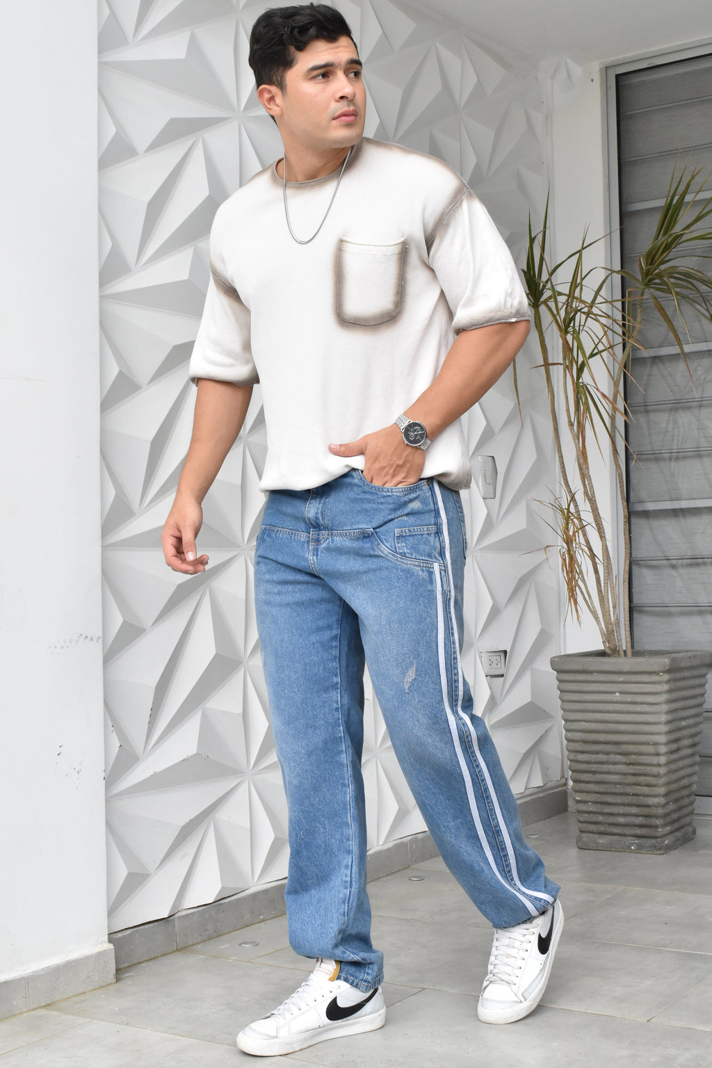 JEANS OVERSIZE SPORT BURDAN MEN REF: BD-257015