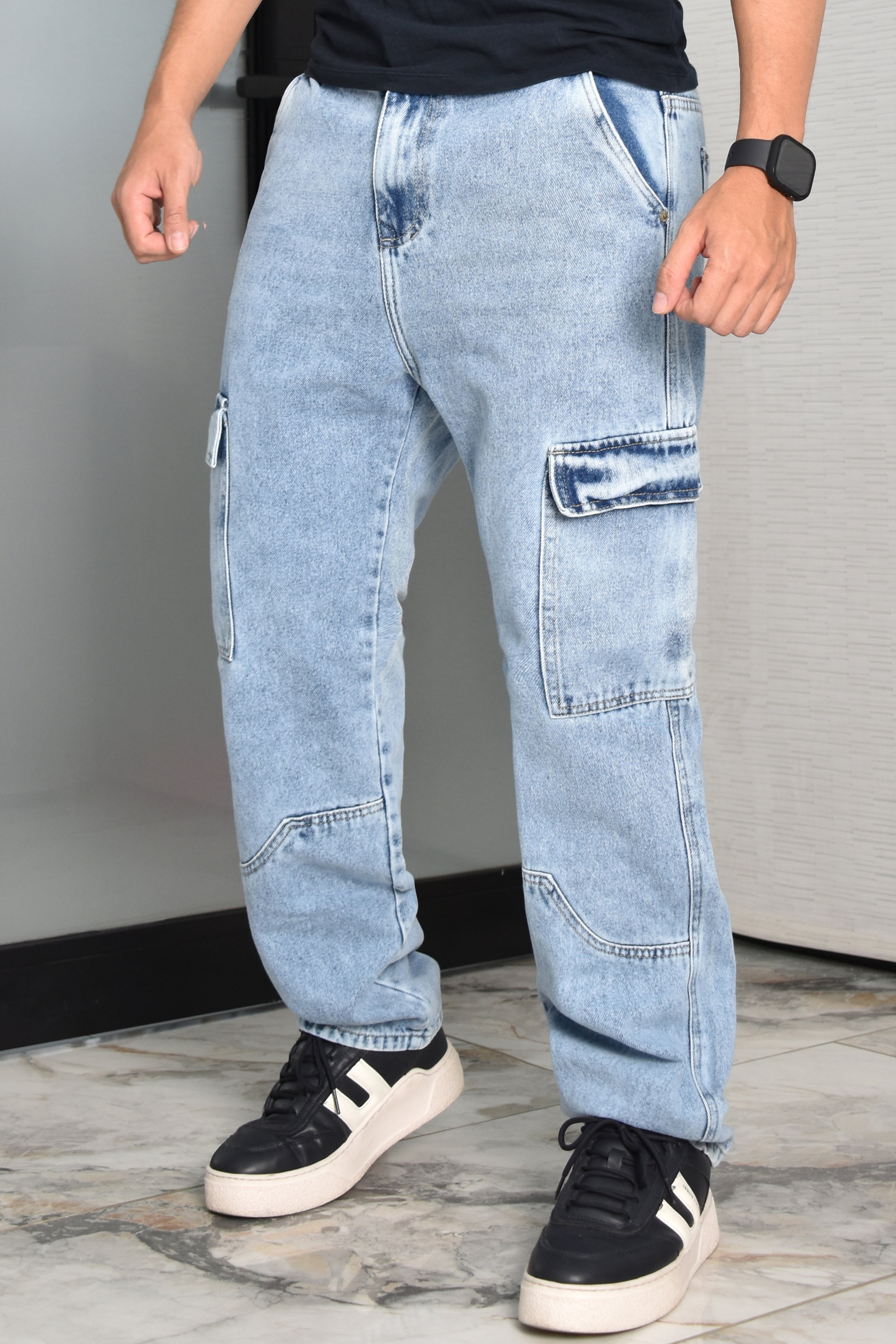 JEANS OVERSIZE CARGO HURDAN MEN REF HD267003