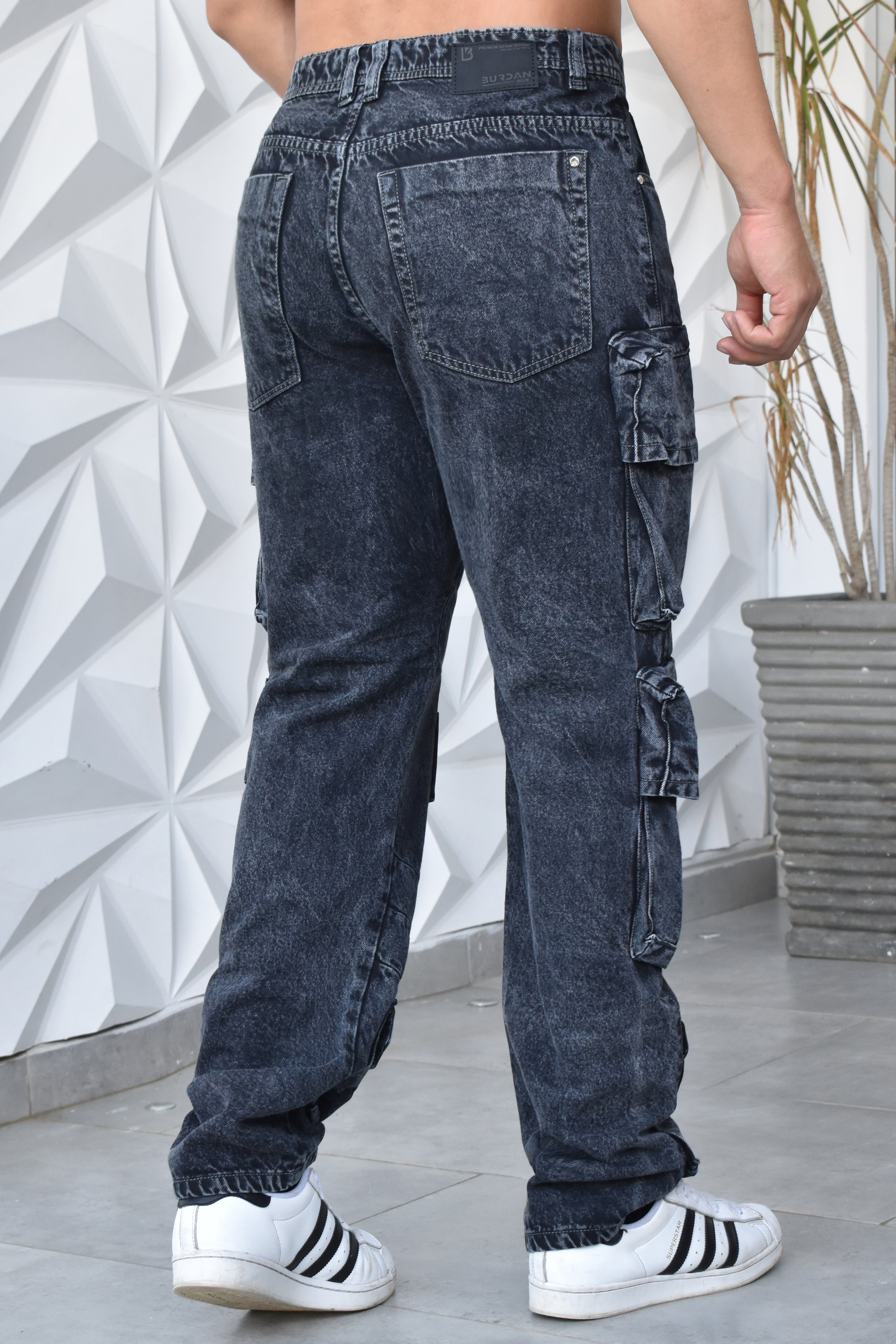 JEANS OVERSIZE CARGO BURDAN MEN REF: BD-257013